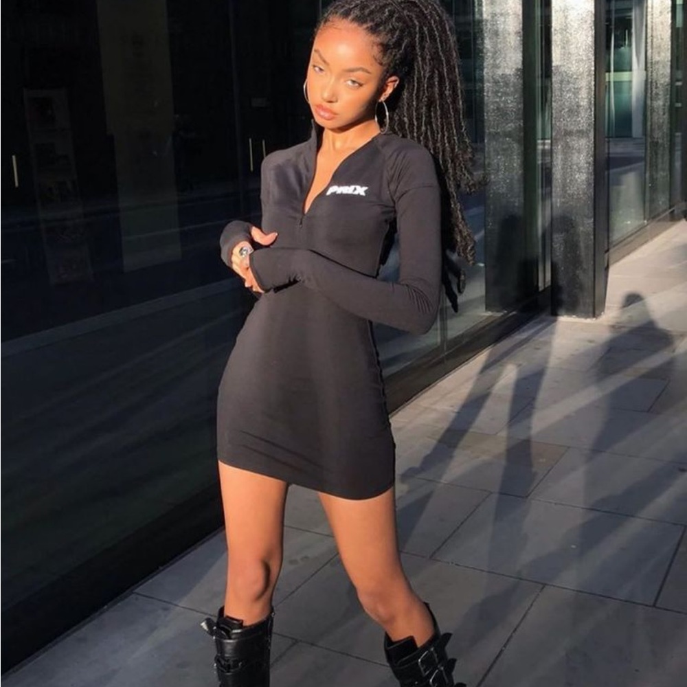 PRIX Knight Workshop Bodycon Long Sleeve Dress